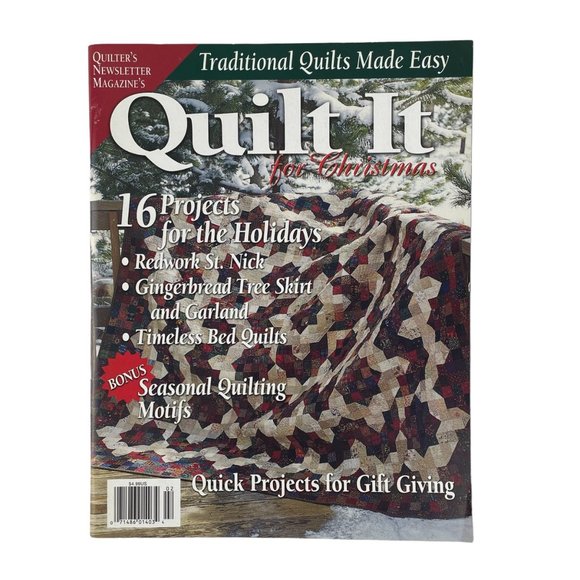 Quilt It & Quilters Newsletter Magazine Lot of 4 Quilting Crafting 1996-2013 - Picture 3 of 5